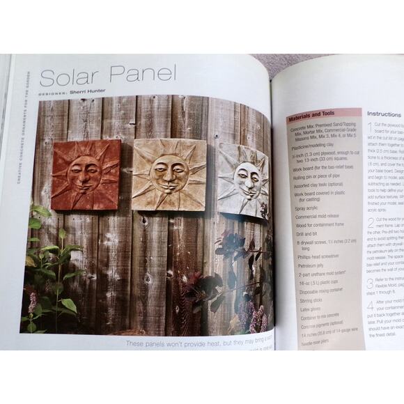 Creative Concrete Ornaments for the Garden by Sherri Warner Hunter - Picture 4 of 4